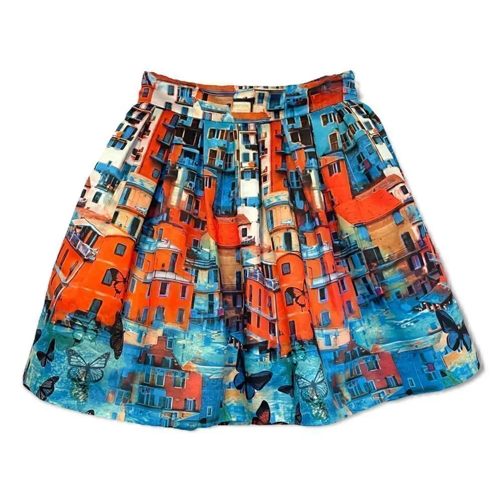 ALICE + OLIVIA Printed Mini Skirt | Size: XS |